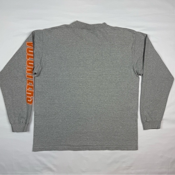 Vtg Tennessee Volunteers Mens Long Sleeve T-Shirt Sz Medium Y2K Grey B2 - Picture 3 of 7
